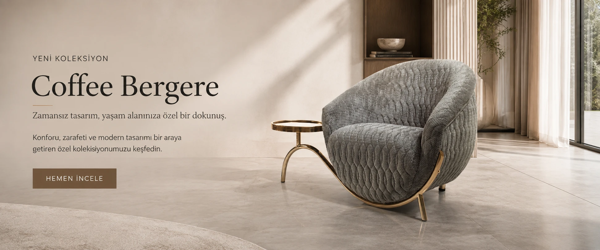 Coffee Bergere dinlenme koltuğu